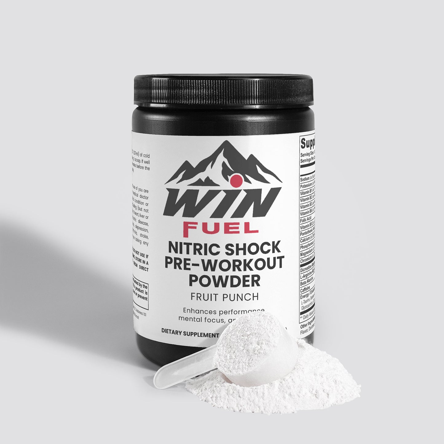 Nitric Shock Pre-Workout Powder (Fruit Punch)