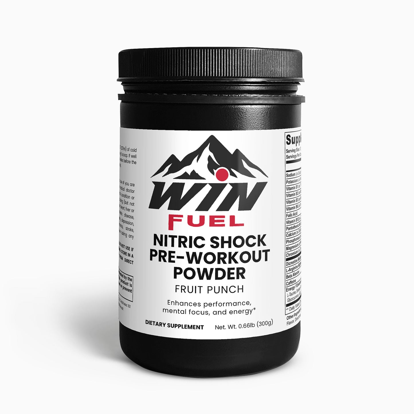 Nitric Shock Pre-Workout Powder (Fruit Punch)